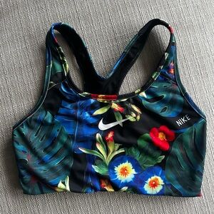Nike Tropical Sports Bra with Racerback